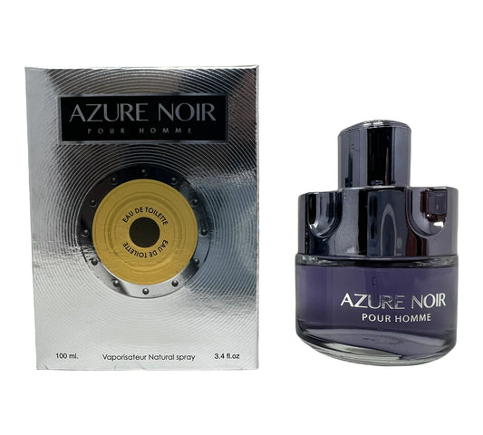 AZURE NOIR Cologne for Men EDT 3.4oz/100ml