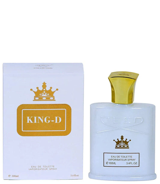 KING-D WHITE Cologne for Man EDT 3.4oz/100ml