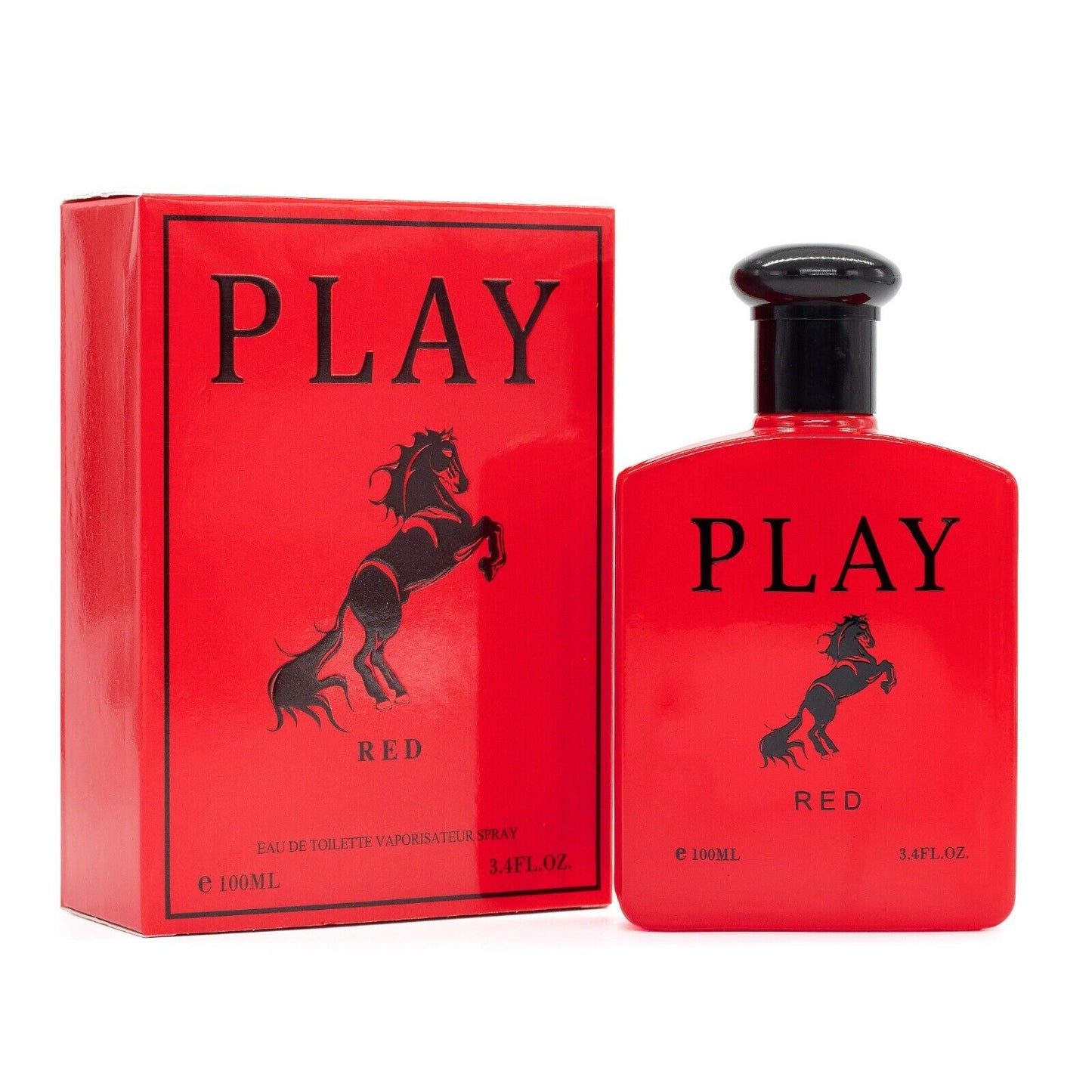 Play Red Cologne For Men EDT 3.4oz/100ml