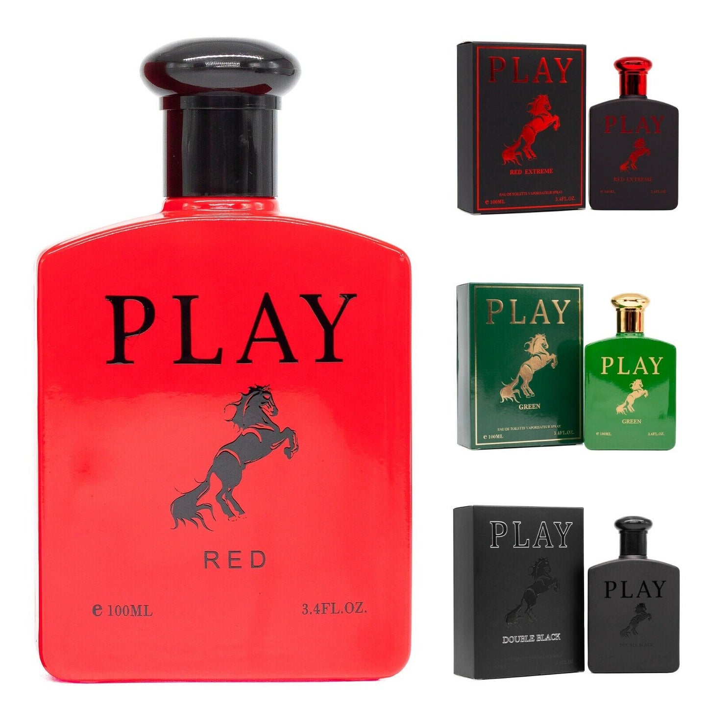 PLAY BLUE SPORE Cologne For Men 3.4oz/100ml