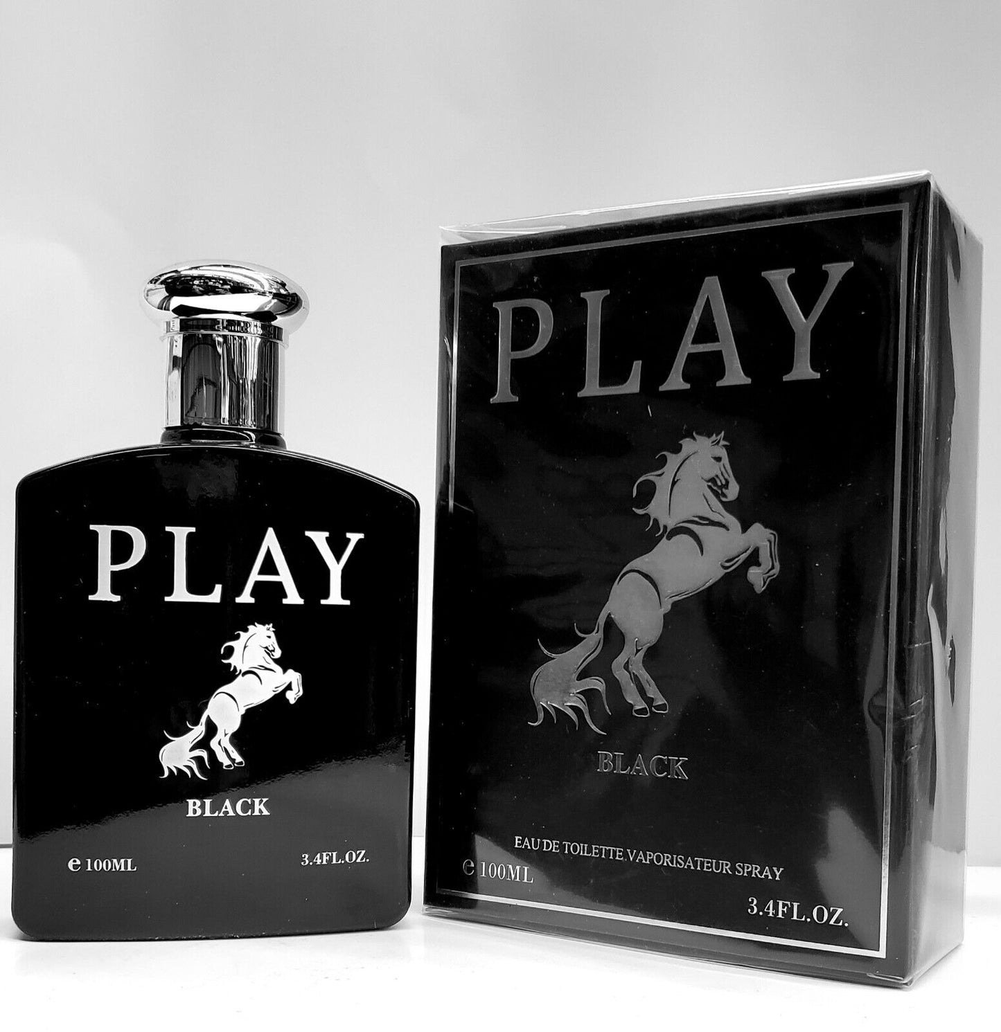 Play Black Cologne For Men EDT 3.4oz/100ml